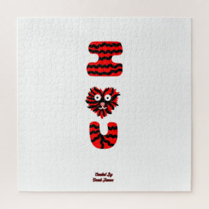 I Fuzzy U Puzzle (50,8 cm x 50,8 cm)