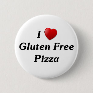 I geben Liebe-Gluten Pizza frei Button
