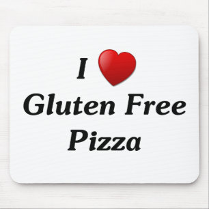 I geben Liebe-Gluten Pizza frei Mousepad