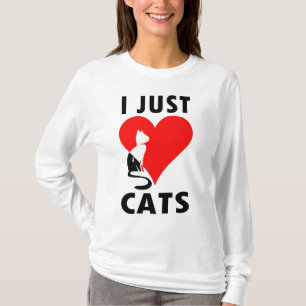 I GERADE LIEBE-KATZEN T-Shirt