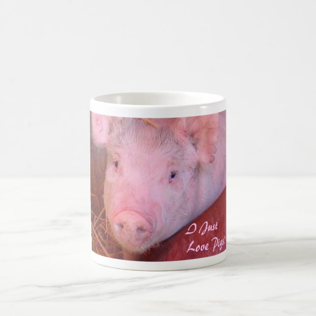 I gerade Liebe-Schweine Tasse (Mittel)
