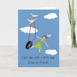 I get high with a little help from my friends karte