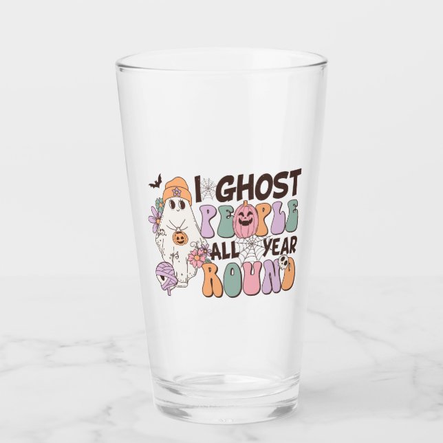 I Ghost People Halloween Glas (Vorderseite)