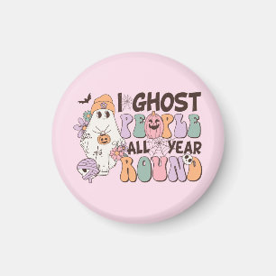 I Ghost People Halloween Magnet