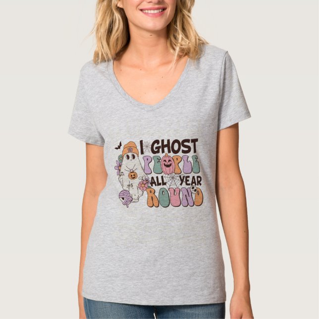 I Ghost People Halloween T-Shirt (Vorderseite)