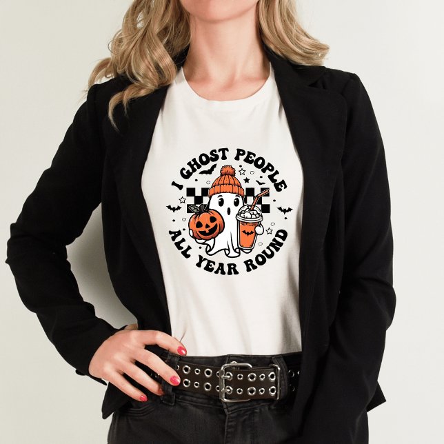 "I Ghost People" I Funny Halloween T - Shirt (Von Creator hochgeladen)