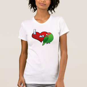 I ging Liebe meine Kirsche Conure T-Shirt voran