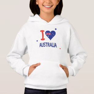 I glücklicher Australien Tag LIEBE-AUSTRALIENS am Hoodie