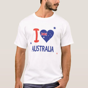 I glücklicher Australien Tag LIEBE-AUSTRALIENS am T-Shirt