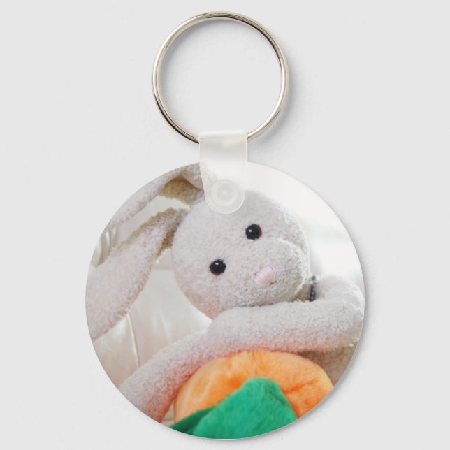 I Go Where You Go - ZackRabbit Keychain Schlüsselanhänger (Vorderseite)