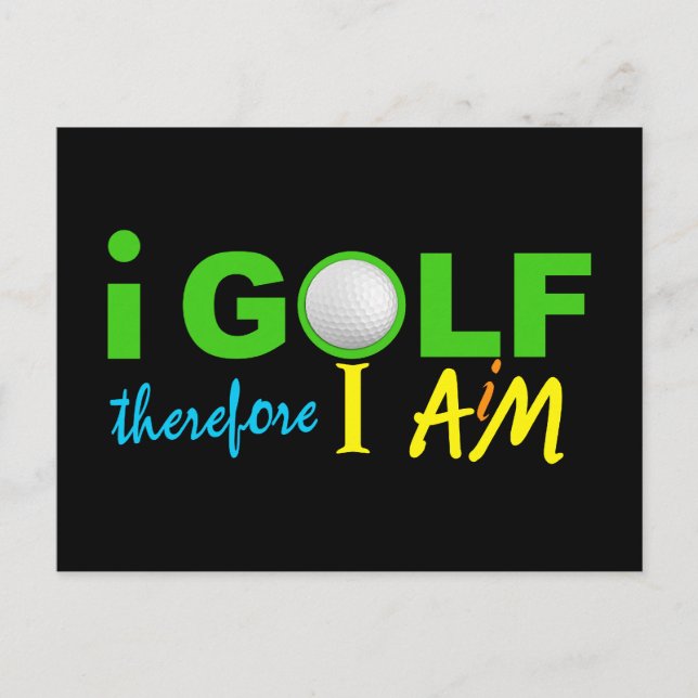 I GOLF Postkarte (Vorderseite)