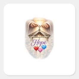 I Got in My Hands Quadratischer Aufkleber