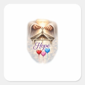 I Got in My Hands Quadratischer Aufkleber