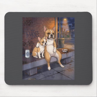 I Got That Dog In Me Funny French Bulldog Smoking Mousepad