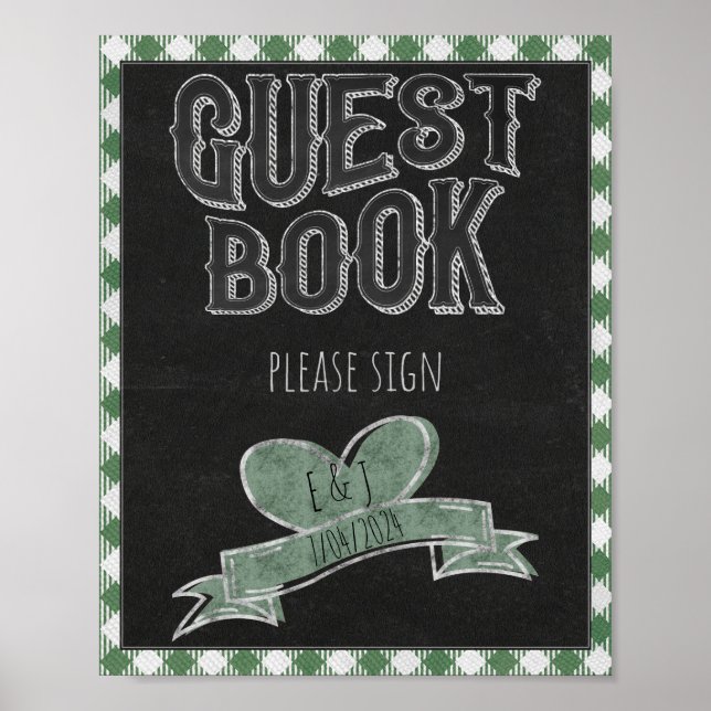 I GRILLEN Party Guest Book Brautparty Signierung Poster (Vorne)