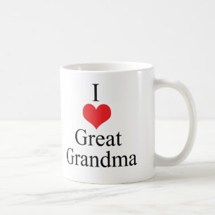I große Großmutter der Liebe-(Herz) Tasse