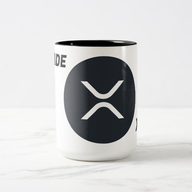 I HANDEL XRP ZWEIFARBIGE TASSE (Mittel)