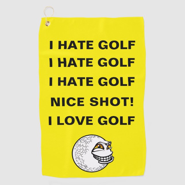 I Hasse Golf - Golfhandtuch (Vorderseite)
