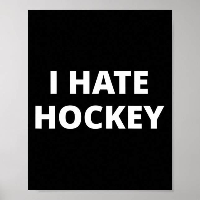 I Hasse Hockey Poster (Vorne)