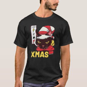 I Hasse Weihnachten Funny Niedlichen zornig Black  T-Shirt