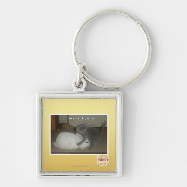 I hat ein Häschen Schlüsselanhänger (Vorne)