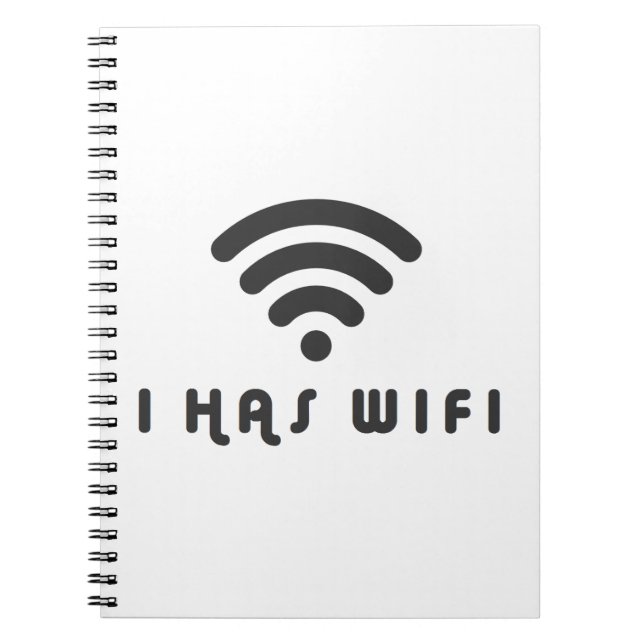 I HAT WIFI-INTERNET NOTIZBLOCK (Vorderseite)