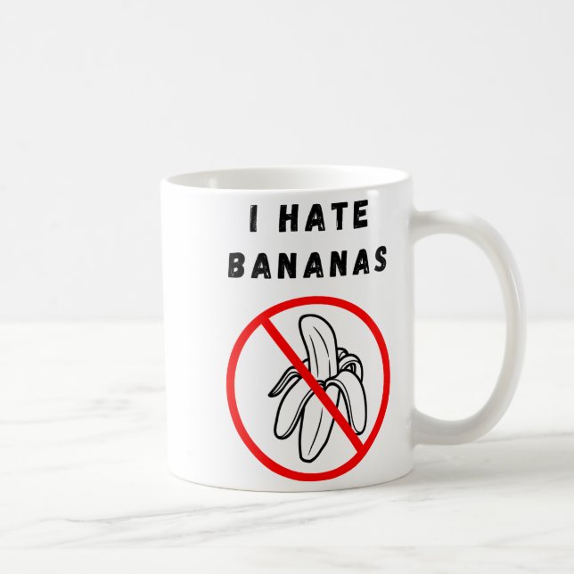 I Hate Bananas  Kaffeetasse (Rechts)