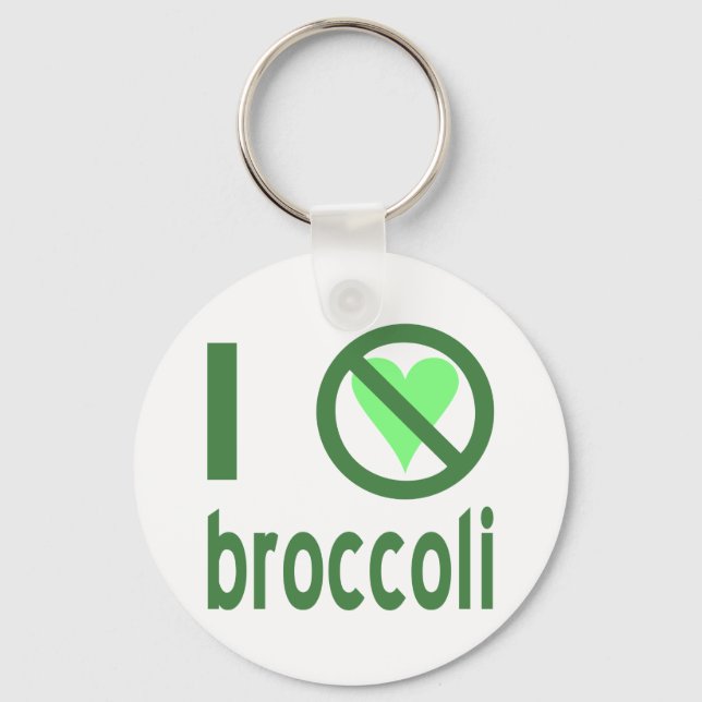 I Hate Broccoli Schlüsselanhänger (Vorderseite)