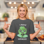 I Hate Coriander T - Shirt<br><div class="desc">Ich hasse Koriander T - Shirt - Koriander ist rein böse! Diese Kampagne gewinnt weltweit an Dynamik. Machen Sie ein paar Koriander Hasser sehr glücklich mit diesem unglaublich witzig Shirt. Verzögern Sie nicht, verbreiten Sie das Wort und packen Sie dieses Shirt. Schreiten Sie jetzt ein, um Koriander zu verbieten! LOL...</div>