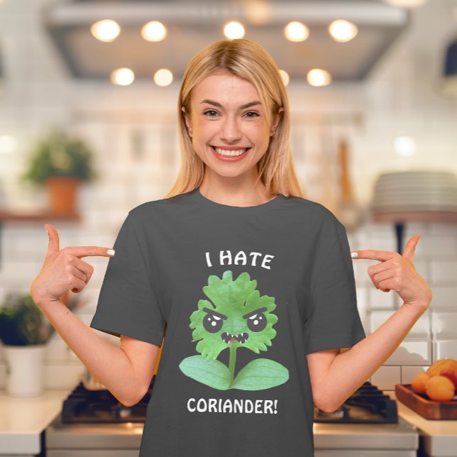 I Hate Coriander T - Shirt (Make some coriander hating people very happy with this hilarious t shirt.)