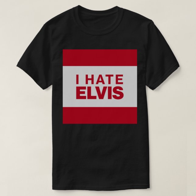 I Hate Elvis (Rot) Untersetzer (Set von 4 Jahren) T-Shirt (Design vorne)
