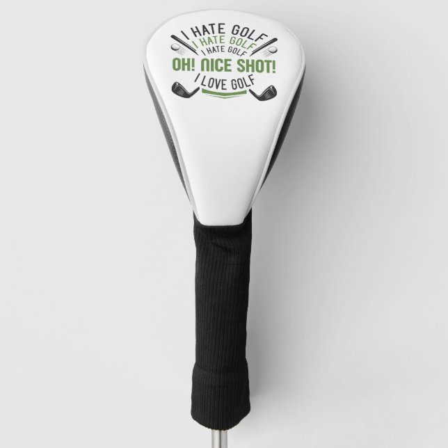 I Hate Golf Headcover (Vorderseite)