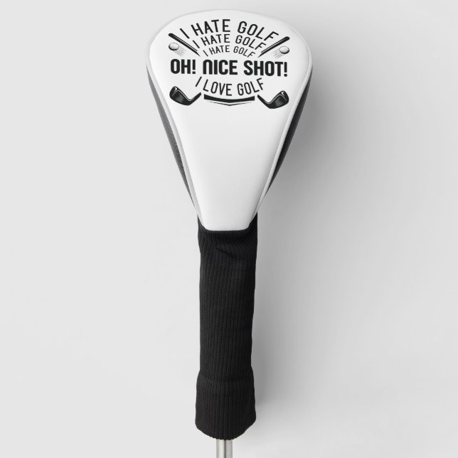I Hate Golf Headcover (Vorderseite)