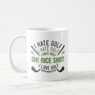 I Hate Golf Kaffeetasse