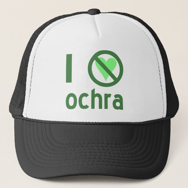 I Hate Ochra Truckerkappe (Vorderseite)