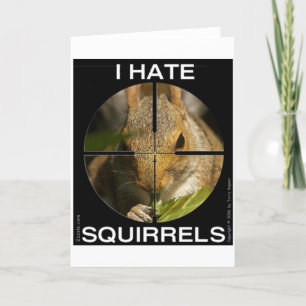 I Hate Squirrels - In the Scope - Card Karte