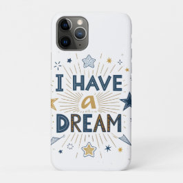 I Have a Dream Starburst Typography Art Case-Mate iPhone Hülle