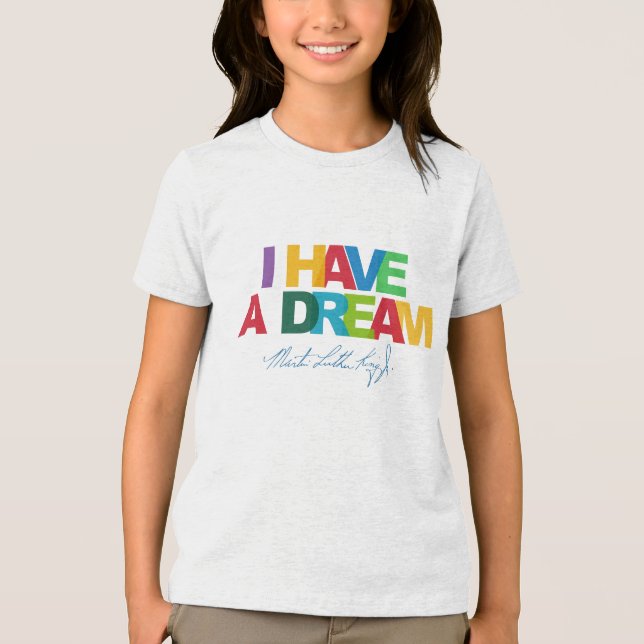 I have a dream Tri-Blend shirt (Vorderseite)