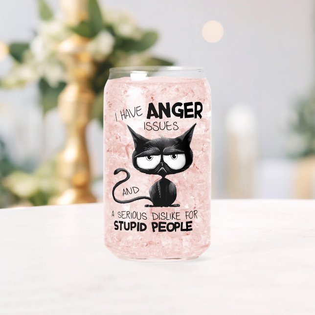 I Have Anger Issues Funny Cat Lover Gift  Dosenglas (Insitu (Hochzeit))