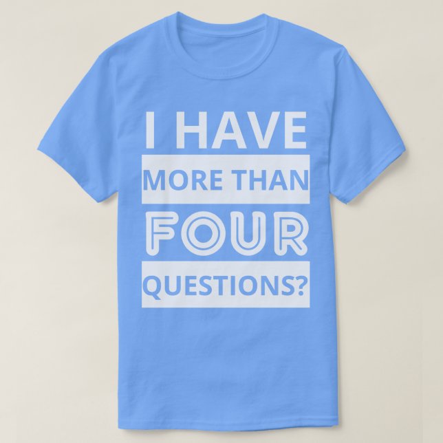 i have more than four T-Shirt (Design vorne)