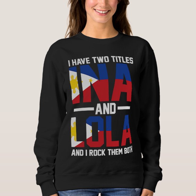 I have two titles Ina and Lola Oma Sweatshirt (Vorderseite)