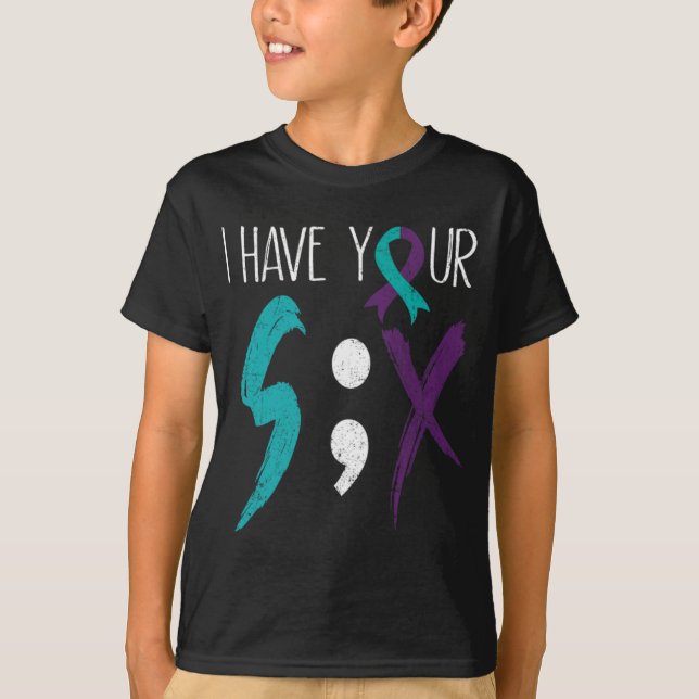I Have Your Six Military Suicide Prevention Awaren T-Shirt (Vorderseite)