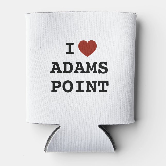 I heart Adams Point + Lake Merritt Cooler Dosenkühler (Vorderseite)