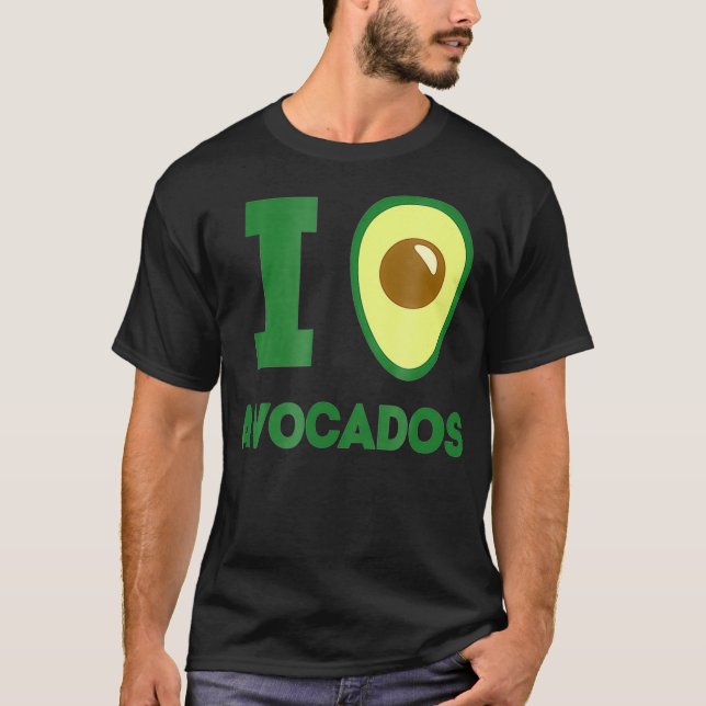 I Heart Avocados I Love Avocados Keto Diet s T-Shirt (Vorderseite)