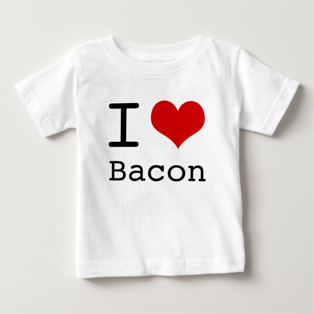 I heart Bacon Baby T-shirt (Vorderseite)