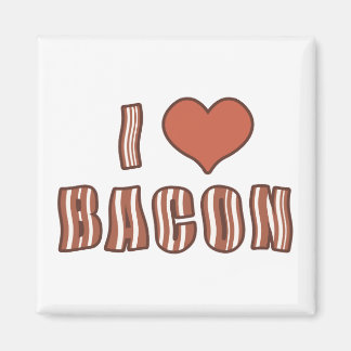 I Heart Bacon Magnet 001