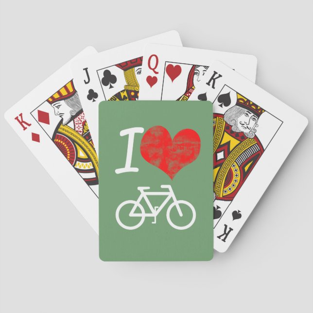 I Heart Bike Spielkarten (Rückseite)
