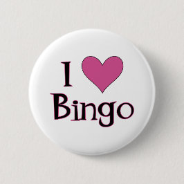 I Heart Bingo Button