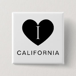 I Heart California Classic Button for All Outfits