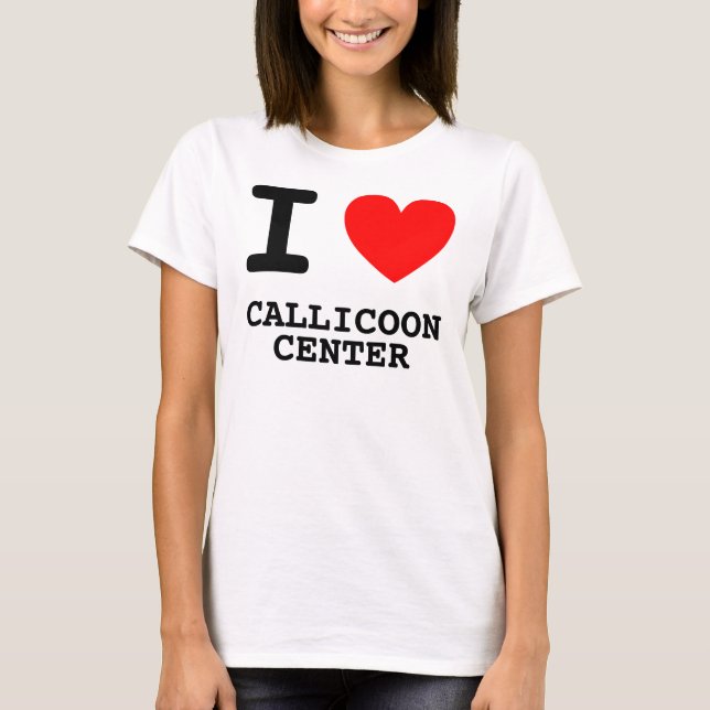 I Heart CALLICOON CENTER T-Shirt (Vorderseite)